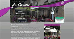 Desktop Screenshot of hotel-la-gariotte.com